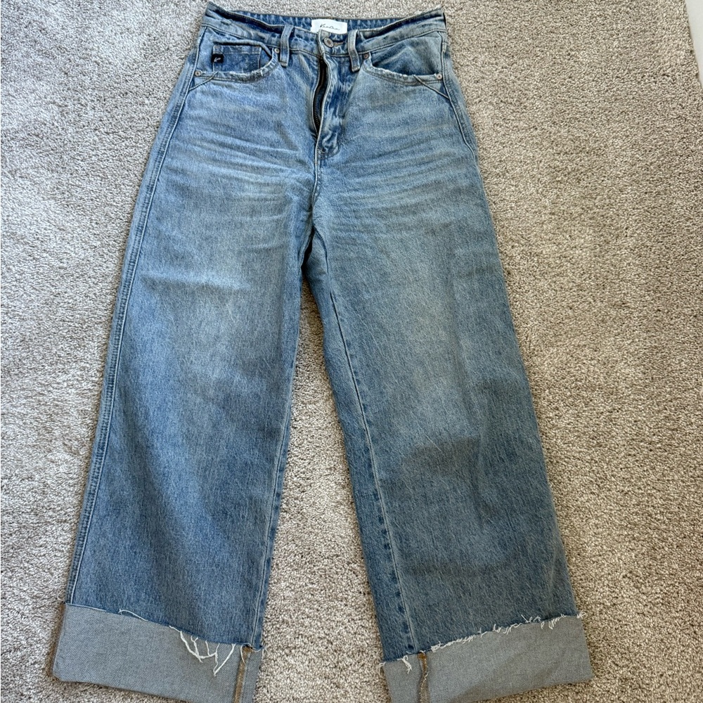 KanCan Light Blue Wide Leg Jeans